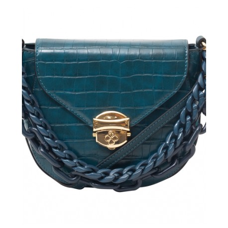 BOLSO JAIME IBIZA JI 2061 CROCO AZUL