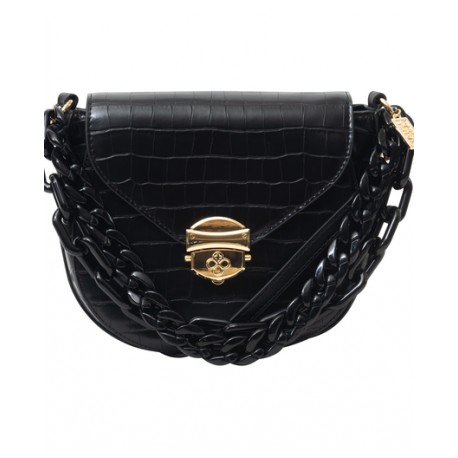 BOLSO JAIME IBIZA JI 2061 CROCO NEGRO