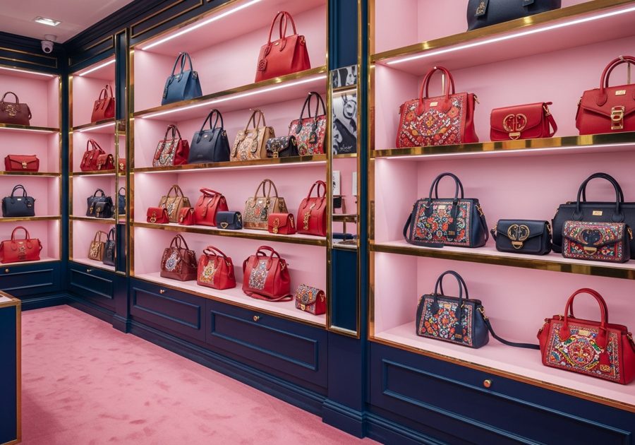 Bolsas para mujer en exhibición